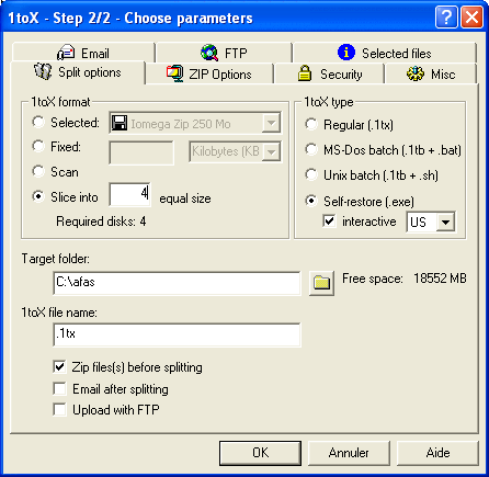 1toX Screenshot